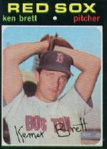 1971 Topps Baseball Cards      089      Ken Brett